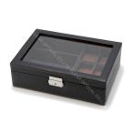 L размер мужской box очки очки при дальнозоркости солнцезащитные очки часы мелкие вещи аксессуары кольцо кольцо коробочка для коллекционирования кейс кожзаменитель экспонирование место хранения День отца День почитания пожилых людей 