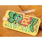 Yahoo! Yahoo!ショッピング(ヤフー ショッピング)ラットフィンク ネームタグ ラゲージタグ Rat Fink Standing イエロー メール便OK＿KH-RAF449YE-MON