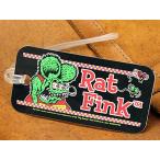 Yahoo! Yahoo!ショッピング(ヤフー ショッピング)ラットフィンク ネームタグ ラゲージタグ Rat Fink Face ブラック メール便OK＿KH-RAF450BK-MON