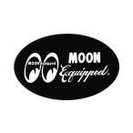  moon I z стикер машина american модный мотоцикл шлем симпатичный hot удилище MOONEYES MOON Equipped овальный черный 