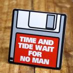 ステッカー アメリカン おしゃれ かっこいい かわいい 車 バイク ことわざ 格言 世田谷ベース 時間は誰も待ってくれない