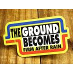 ステッカー アメリカン おしゃれ かっこいい かわいい 車 バイク ことわざ 格言 世田谷ベース 雨降って地固まる