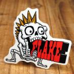 ステッカー スケートボード 車 アメリカン スカル スノーボード おしゃれ バイク ヘルメット かっこいい フレイク FLAKE Crunch メール便OK＿SC-FLS014-ACT
