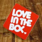ステッカー 車 アメリカン おしゃれ バイク ヘルメット かっこいい パロディ LOVE in THE BOX メール便OK＿SC-LS019-SXW
