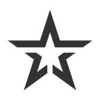 ミリタリー ステッカー アメリカン 車 おしゃれ かっこいい スーツケース アウトドア バイク カーステッカー 転写 スター メール便OK＿SC-MLMS002-AHD