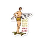  стикер серфинг american машина уличный чемодан модный симпатичный retro SURFS UP DECAL доска для серфинга 1965 SURF CAMP