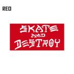  Thrasher стикер бренд симпатичный модный american скейтборд Street THRASHER SKATE AND DESTROY BIG красный 