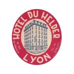  стикер отель retro Vintage модный симпатичный чемодан Carry кейс путешествие Vintage отель z08 Франция liyon