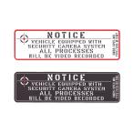  регистратор пути (drive recorder) система безопасности стикер машина модный милитари american stencil симпатичный уличный предотвращение преступления VEHICLE SECULITY M размер 