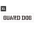 stencil сиденье stencil plate stencil алфавит american милитари DIY Quick stencil размер XL GUARD DOG номер собака 