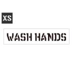  stencil сиденье stencil plate stencil алфавит american DIY Quick stencil размер XS WASH HANDS уборная 