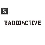  stencil сиденье stencil plate stencil алфавит american DIY Quick stencil размер S RADIOACTIVE радиация .