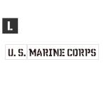  stencil сиденье stencil plate stencil алфавит DIY Quick stencil размер L U.S. MARINE CORPS America море ..