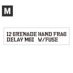  stencil сиденье stencil plate stencil алфавит DIY Quick stencil размер M GRENADE HAND рука g Rene -do