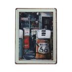 アメリカンインテリアプレート ルート66(ROUTE66) GAS PUMP サイズM＿SP-Z5362-FEE