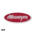 ショッピングカーリーコレクション ムーンアイズ ワッペン アイロン おしゃれ アメリカン かっこいい アメカジ カスタム ジャケット トートバッグ オーバルパッチ レッド