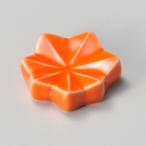 赤釉紅葉箸置き