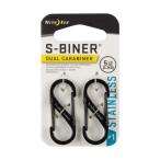  Night I zNITE IZEesbina-S-BINER #1×2 штук черный titanium NI00837