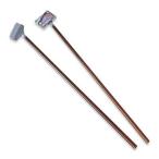 除草 雑草とり 立ったまま らくらく 道具 草むしり 雑草ブラシ 簡単 ステンレス製 側溝 汚泥 掃除 コンクリート オバケ 草抜き 富田刃物 仁作 NO.2520