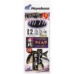 ハヤブサ 釣り具 仕掛け 釣り針 海戦ショート吹流し ツイストスキンケイムラレインボー SN122 2号 ハリス2 おすすめ 便利 Hayabusa