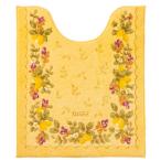 ショッピングトイレマット トイレ マット プロヴァンス シエル 75×63ロングトイレマット ナチュラル 花柄 おしゃれ 抗菌 防臭 滑り止め 洗える 洗濯可 日本製 オカ