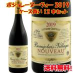 送料無料 ボジョレー ヌーボー2019 アントワーヌ シャトレ ボージョレー・ヴィラージュ・ヌーヴォー 12本セット まとめ買い ケース買い 750ml 赤ワイン