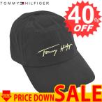 トミーヒルフィガー 帽子 TOMMY HILFIGER  AW0AW08482 TOMMY SIGNATURE CAP BDS BLACK  コットン  比較対照価格7,700円