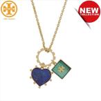 トリーバーチ ネックレス TORY BURCH SEMI PRECIOUS CHARM NECKLACE 51882  746 VINTAGE GOLD/MALACHITE/LAPIS  ONE SIZE 比較対照価格34,606 円