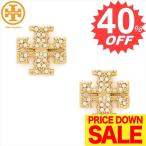 トリーバーチ ピアス TORY BURCH CRYSTAL LOGO STUD EARRING 53423  783 TORY GOLD/CRYSTAL  ONE SIZE 比較対照価格16,200 円