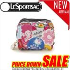 レスポートサック バッグ ポーチ LeSportsac SQUARE COSMETIC 6701  G631 ハローキティー　HELLO KITTY COLLECTOR    比較対照価格3,850 円