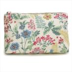 キャスキッドソン バッグ ポーチ CATH KIDSTON MATT ZIP COSMETIC BAG 912655   WARM CREAM / TWILIGHT GARDEN    比較対照価格3,740 円