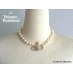 Vivienne Westwood ヴィヴィアン ウエストウッド ネックレス 1-Row Pearl Bas Relief Choker １連 バス レリーフパール ORB チョーカー GOLD