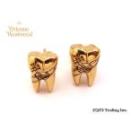 Yahoo! Yahoo!ショッピング(ヤフー ショッピング)ヴィヴィアンウエストウッドVivienne Westwood 新作 Blake Orb 歯型 オーブ スタッド ピアス GOLD
