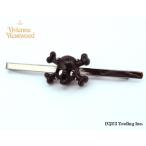 ヴィヴィアンウエストウッドVivienne Westwood 髑髏モチーフ ネクタイピン　Skull and Crossbones Tie Pin  (BK/GM)