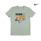 NIKE ナイキ キッズ ジュニア Tシャツ チキン ナゲット ロゴ Tシャツ スチーム グリーン HQ3235 037 140cm 160cm