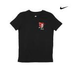 NIKE ナイキ キッズ ジュニア Tシャツ シューズボックス シリーズ キックボード Tシャツ ブラック HQ3239 010 140cm
