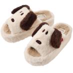 ショッピングスヌーピー スヌーピー PEANUTS オープントゥ厚底スリッパ