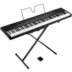 KORG(コルグ) 電子ピアノ 88鍵盤 Liano L1SP 薄さ7ｃｍ 6kgの軽量ボディ 弾きやすいライトタッチ鍵盤 スタンドとペダルが付