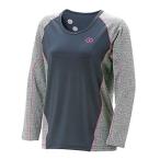 コラントッテ(Colantotte) RESNO スイッチングシャツ ロングスリーブ ウィメンズ AJEJA69M グレー×ピンク