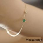 ブレスレット レディース エメラル