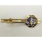 ネクタイピン 海上自衛隊 桜イカリ 八角(紺) ACC009 海自 錨 自衛隊グッズ アクセサリー カフス・ネクタイピン