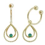 イヤリングおしゃれ18kイヤーカフ...