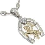 Yahoo! Yahoo!ショッピング(ヤフー ショッピング)ホースモチーフ 馬 ロイヤルブルームーンストーン ネックレス メンズ 馬蹄