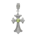 ペリドットペンダントヘッドプラチナ...