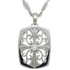 Yahoo! Yahoo!ショッピング(ヤフー ショッピング)ロイヤルブルームーンストーン シルバー クロス メンズネックレス 唐草 ペンダント