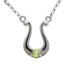 プラチナペリドットネックレスハープ...