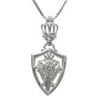 Yahoo! Yahoo!ショッピング(ヤフー ショッピング)プラチナ ダイヤモンド クロスネックレス 王冠 ペンダント クリスマス ポイント消化