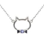 プラチナタンザナイトネックレスキャ...