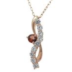 Yahoo! Yahoo!ショッピング(ヤフー ショッピング)メモリアル ガーネット ネックレス 結婚10周年 ペンダント K10