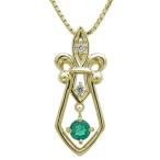 メンズネックレスダガー百合の紋章エ...